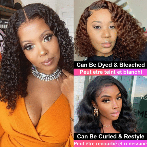 12A Double Drawn Water Wave 13x4 Transparent Lace Full Frontal Wig - Image 7